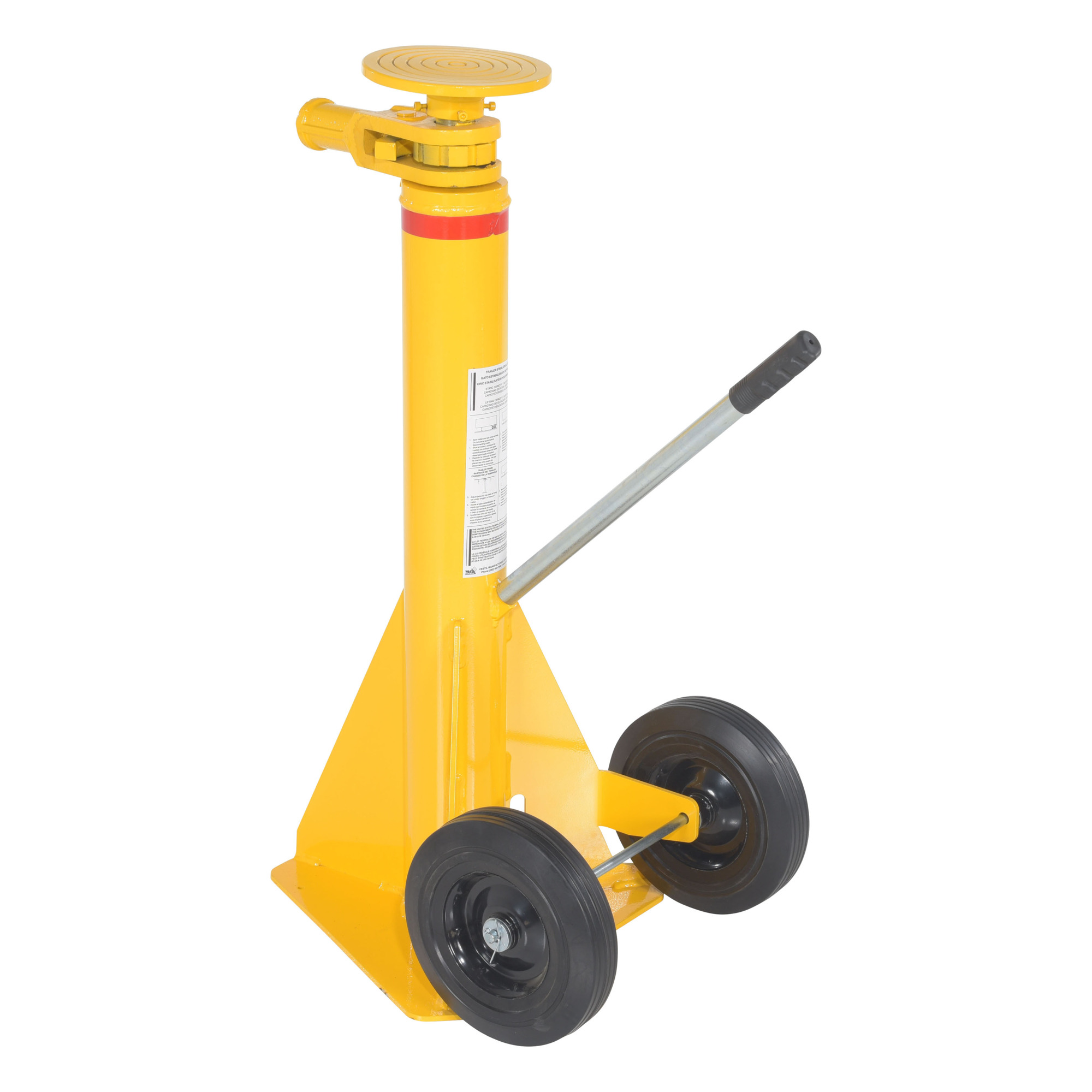 Vestil Ratchet Style Trailer Stabilizing Jack - 50000 Lb. Capacity, Steel, 39in. Max Height, Model# LO-J-100
